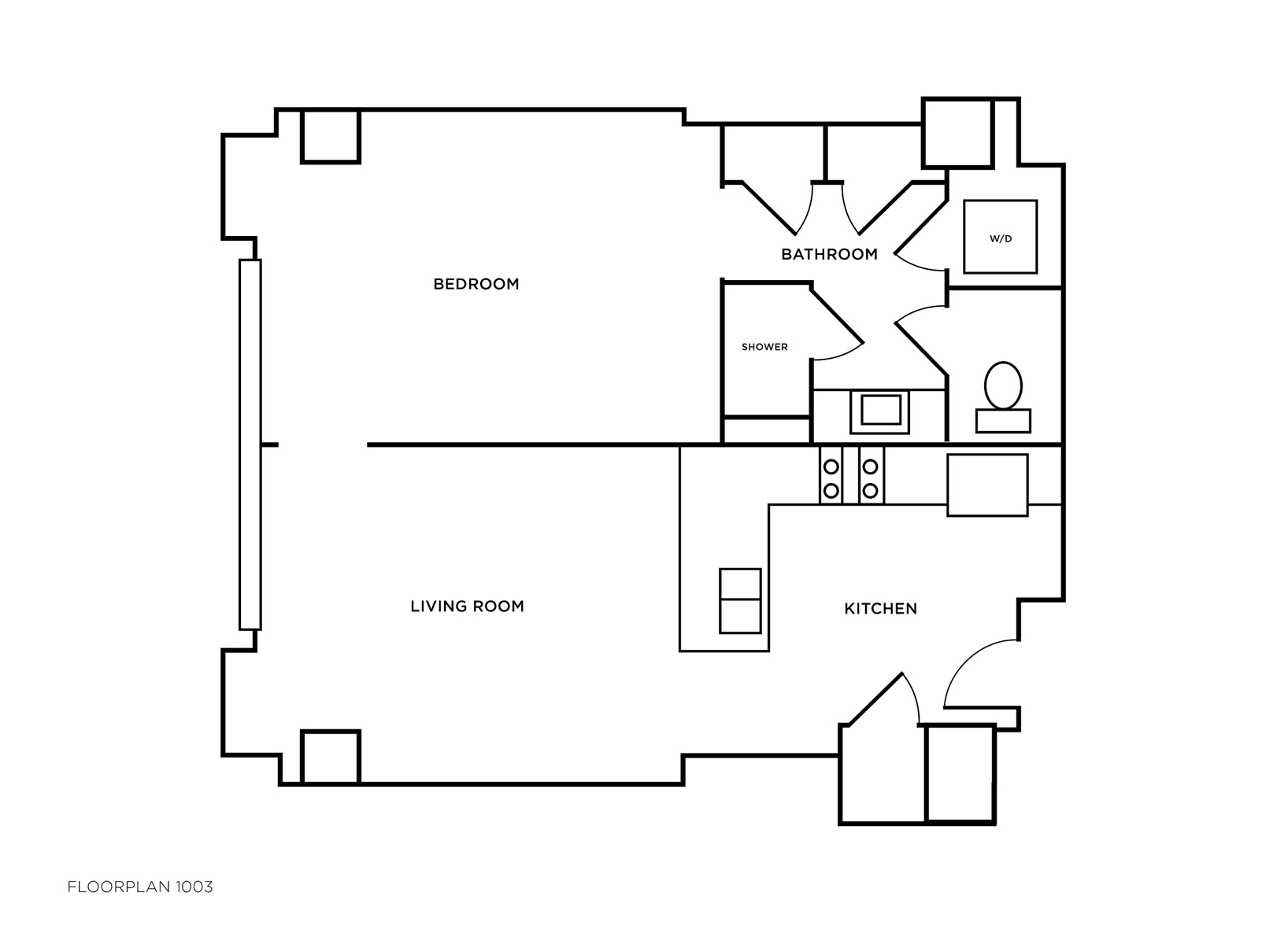 Floor Plan for Southern Exposure