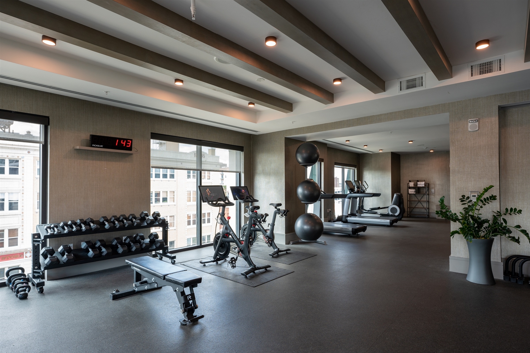 Fitness Center Located on the 3rd floor